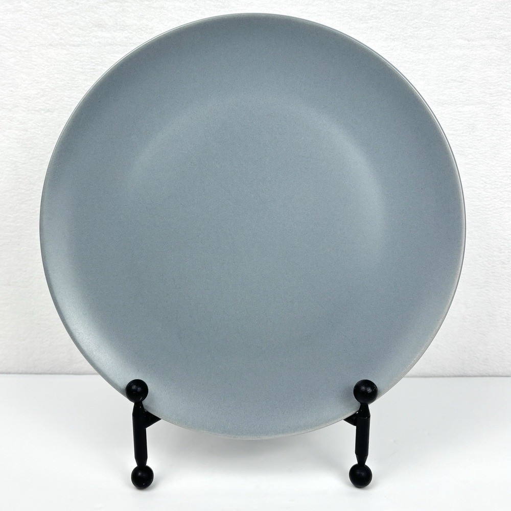 IKEA DINERA 10.25" Dinner Plate Blue Gray Matte Stoneware 12011 Discontinued